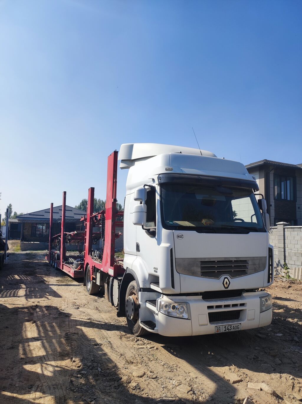 Тягач, Renault, 2010 г., Сar carrier trailer: фото 5