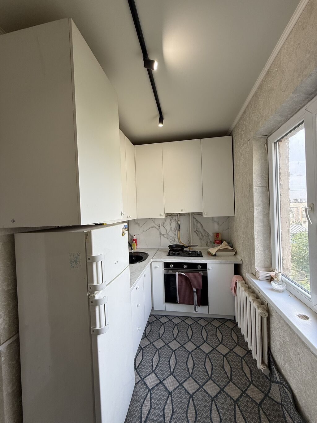 1 комната, 34 м², Асанбай мкр 105 серия, 5 этаж, Косметический ремонт: фото 3