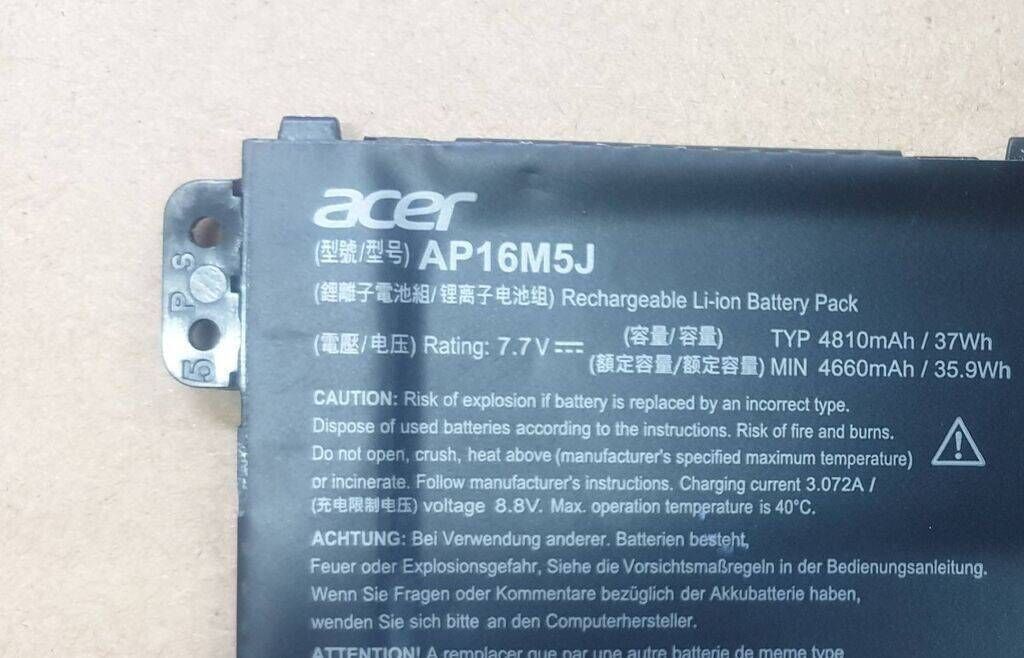 Батарея для ноутбука AP16M5J Acer Aspire 3 A315 . Extensa 15 EX215-: фото 2