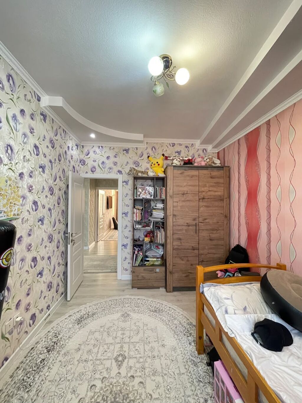 3 комнаты, 80 м², Асанбай мкр Элитка, 9 этаж, Свежий ремонт: фото 4
