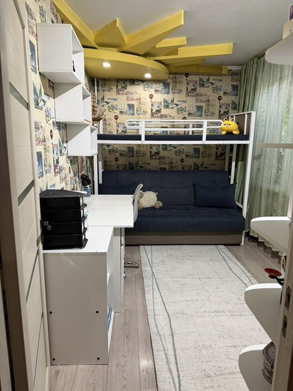 3 комнаты, 58 м², Кудайберген авторынок 1 этаж, Косметический ремонт: фото 5
