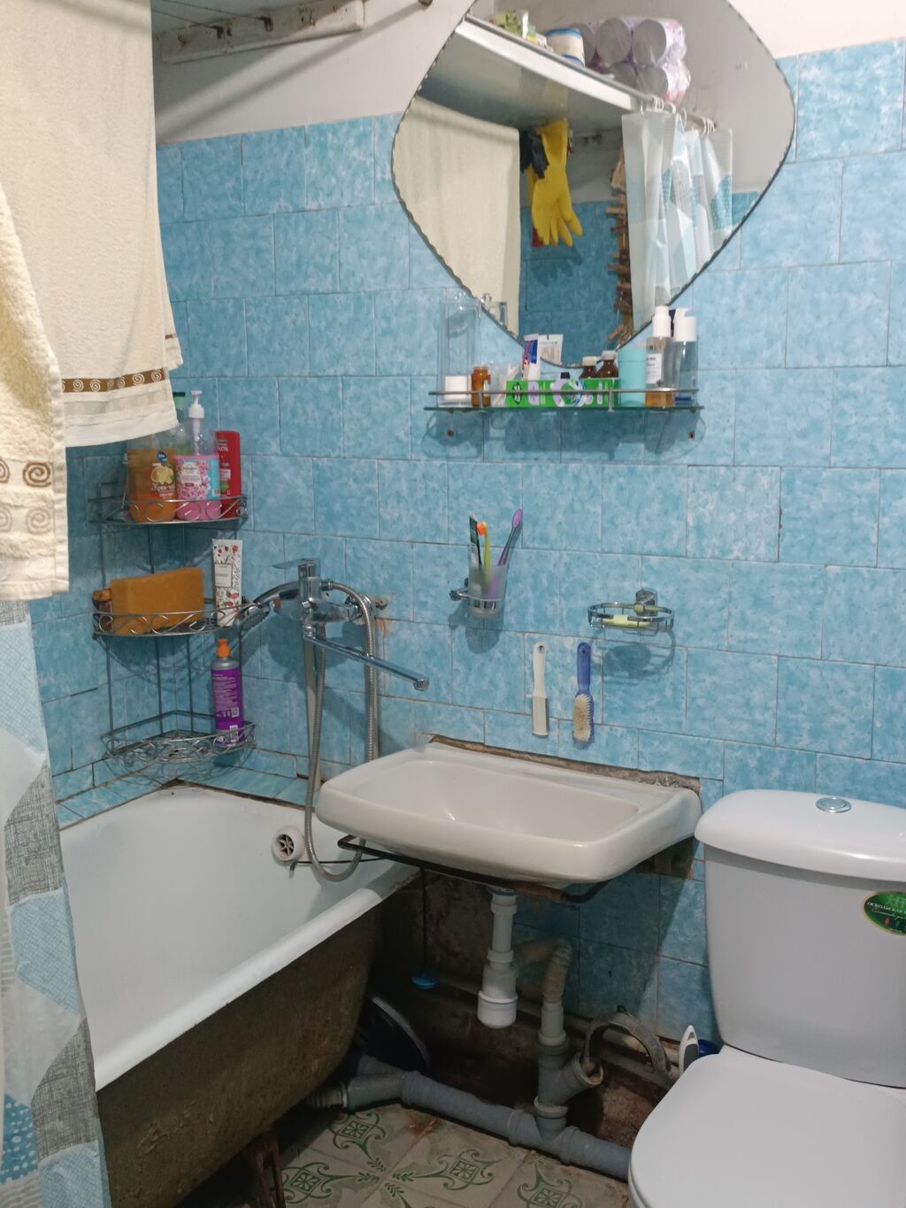 2 комнаты, 46 м², ул. Гоголя / Чуй 104 серия, 1 этаж, Требуется ремонт: фото 8