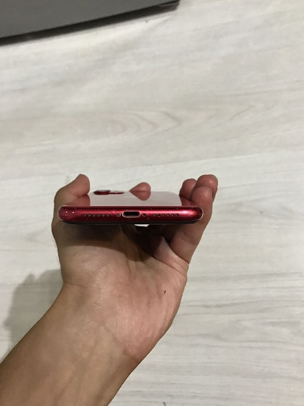 IPhone 11, Б/у, 64 ГБ, Красный, Защитное стекло, Чехол, 100 %: фото 8
