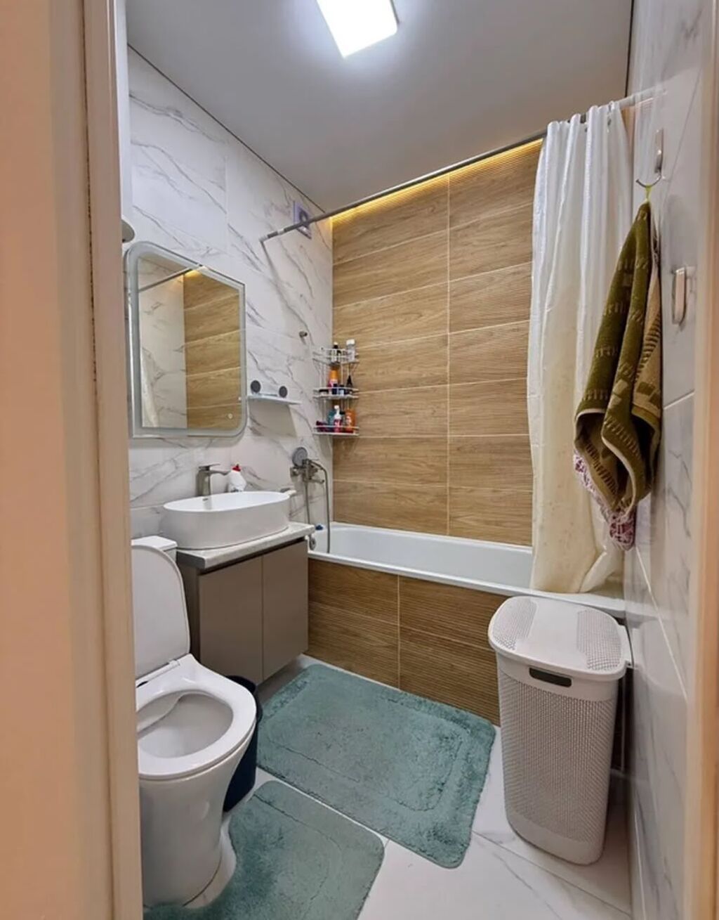 1 комната, 52 м², Ала-Арча ТРЦ 108 серия, 1 этаж, Свежий ремонт: фото 8