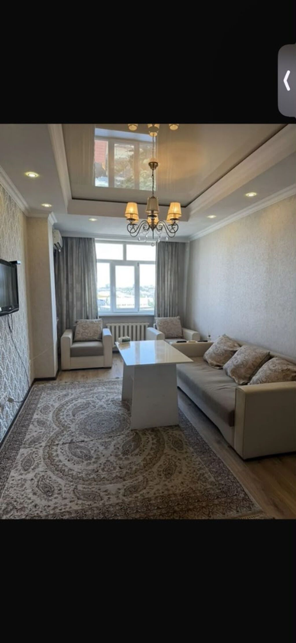 2 комнаты, 45 м², Центральная мечеть Элитка, 8 этаж, Евроремонт: фото 4