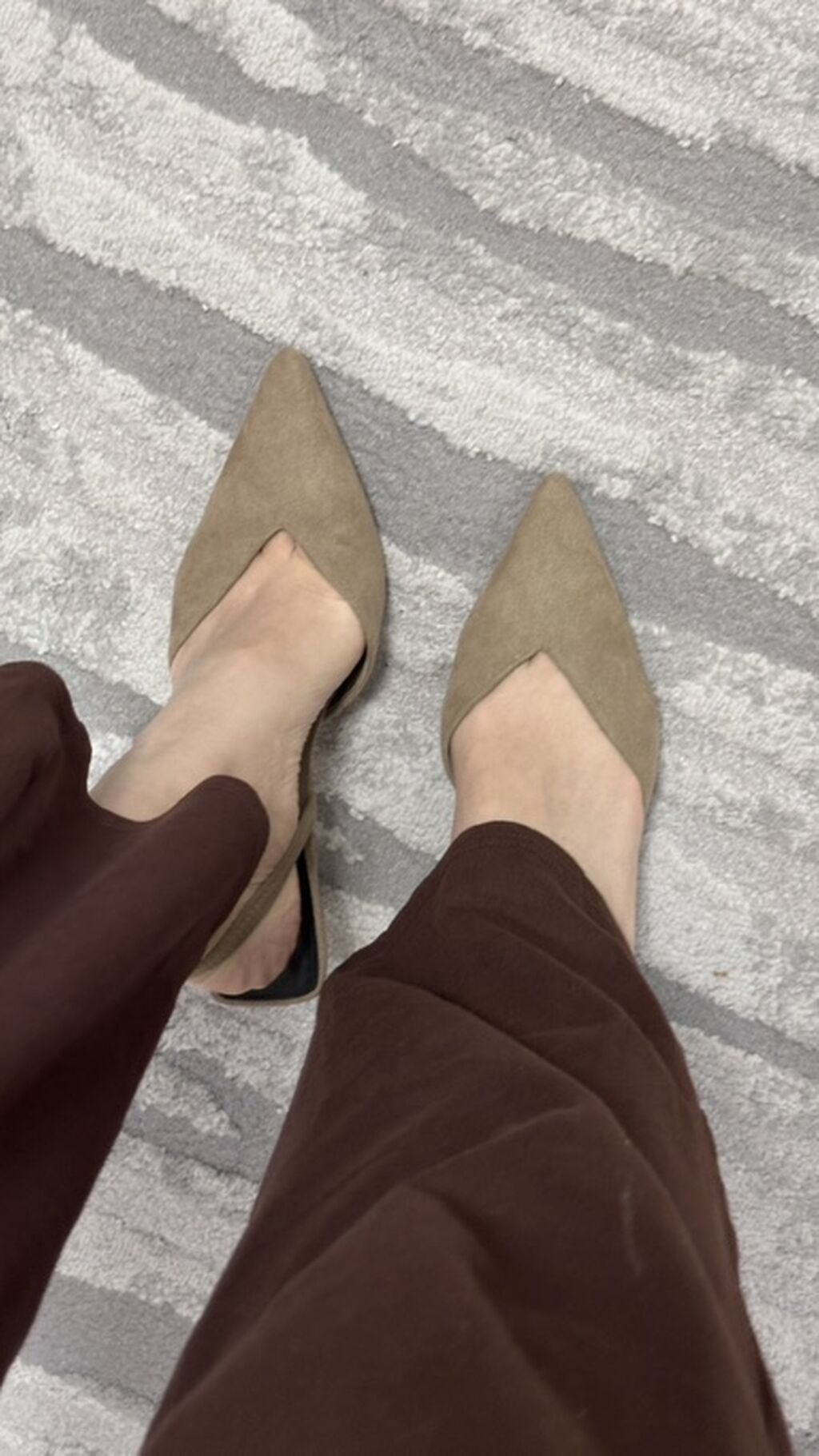 Туфли-слінги H&M, размер 40. - Модель: закрытый острый нос: фото 6