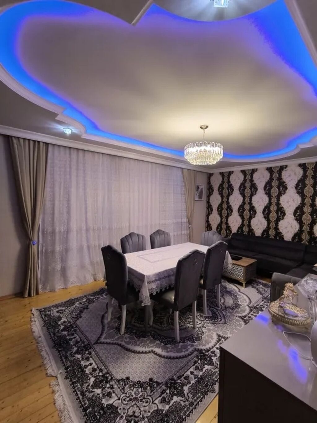 3 otaqlı, 100 kv. m, Kredit yoxdur, Yeni təmirli