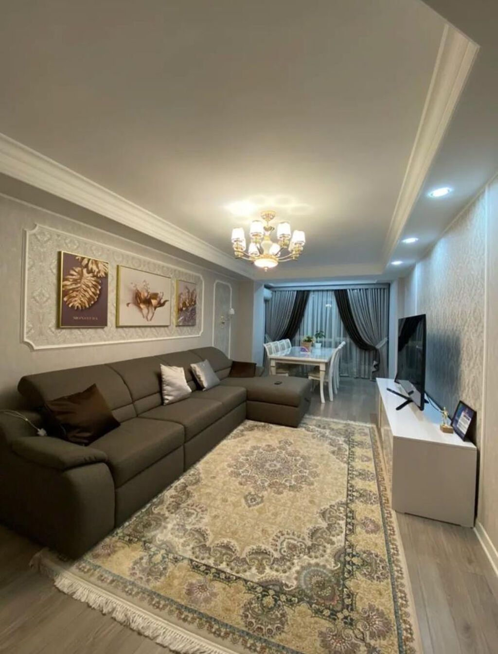 3 комнаты, 97 м², Кок-Жар мкр Элитка, 3 этаж, Свежий ремонт: фото 4