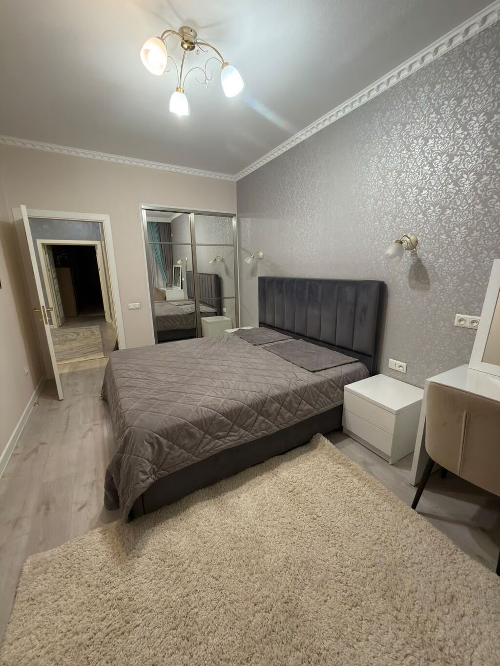 3 комнаты, 84 м², Манаса/Боконбаева Элитка, 10 этаж, Дизайнерский ремонт: фото 4