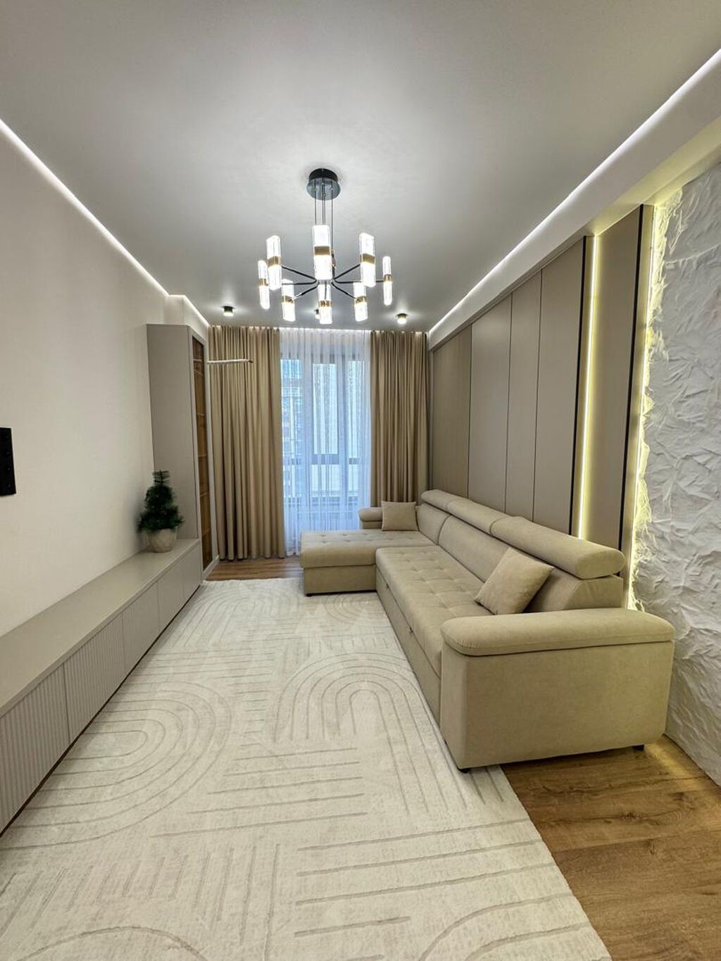 2 комнаты, 79 м², Асанбай мкр Элитка, 12 этаж, Дизайнерский ремонт: фото 4