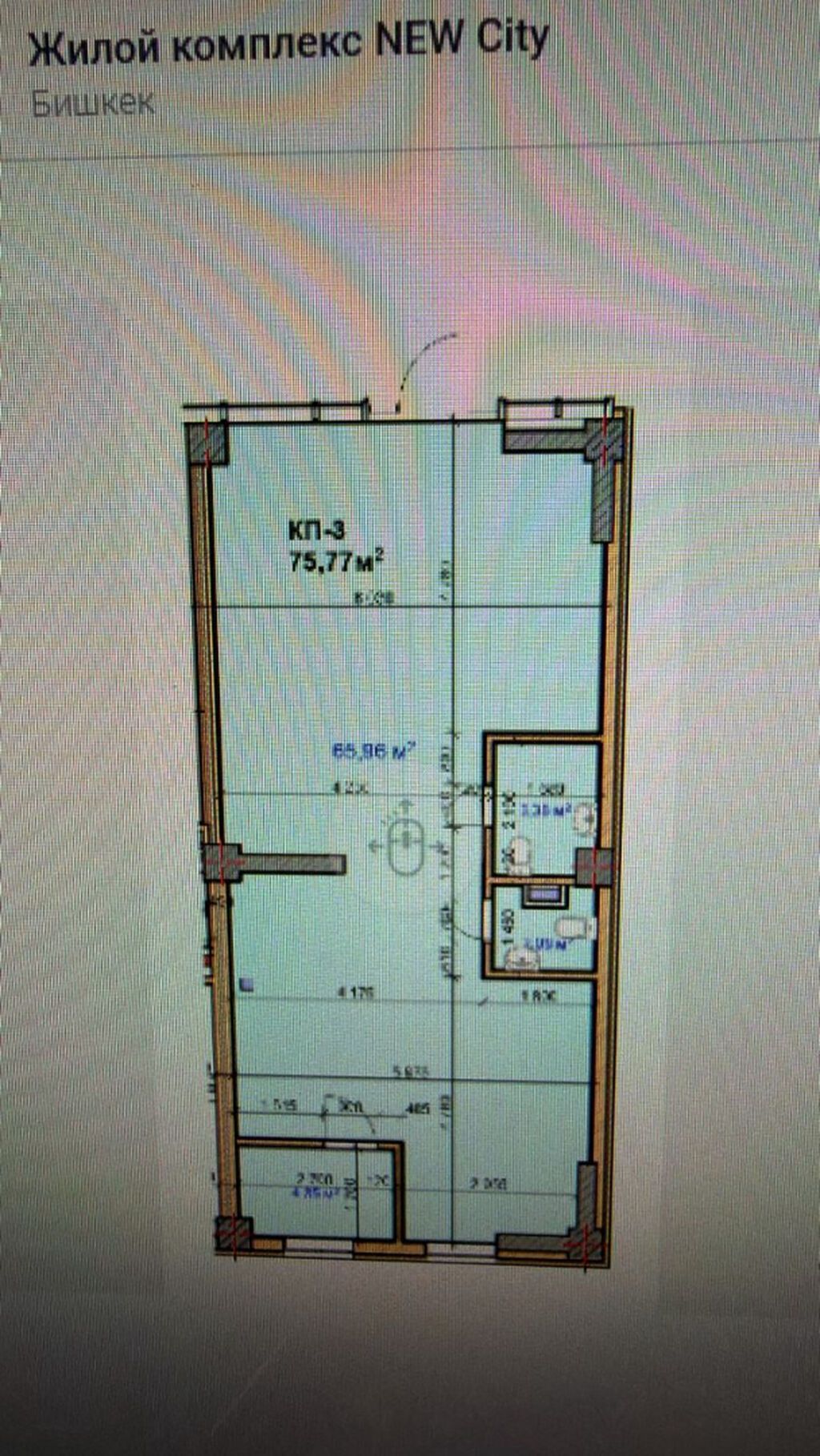Сдаю Помещение целиком: Стройматериалы, 76 м², В жилом комплексе, Недействующий бизнес