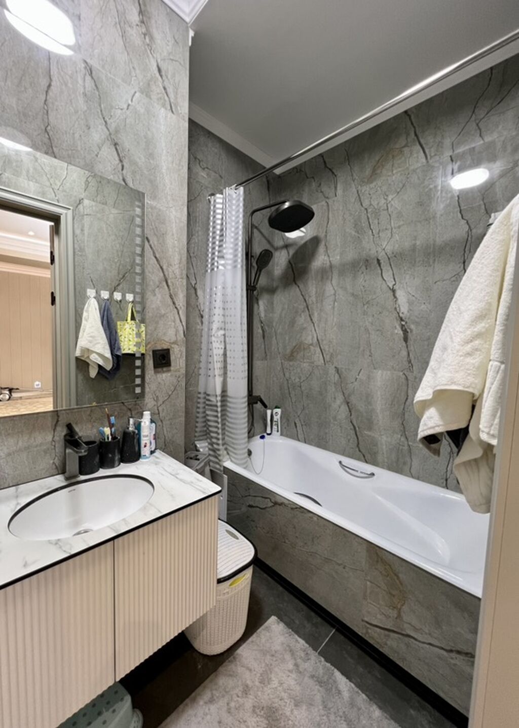 3 комнаты, 131 м², Асанбай мкр Элитка, 11 этаж, Дизайнерский ремонт: фото 7