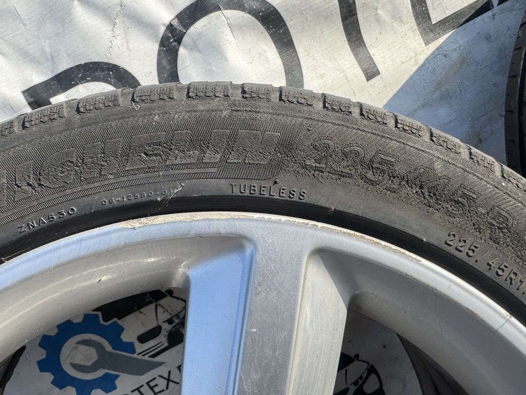 Колеса в сборе 225 / 45 / R 17, Лето, Б/у, Комплект, Легковые, Литые, отверстий - 5: фото 6