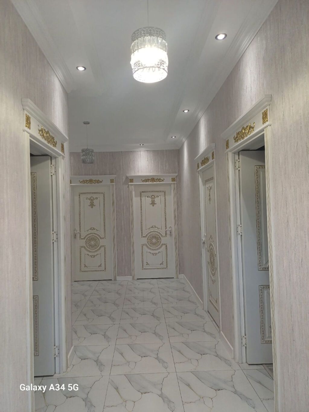 4 otaqlı, 110 kv. m, Yeni təmirli