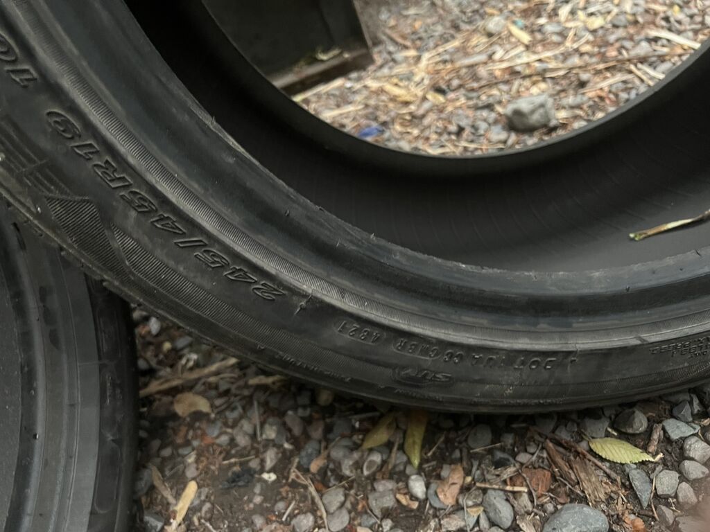 Шины 245 / 45 / R 19, Лето, Б/у, Пара, Внедорожные (АТ/МТ), Michelin: фото 2