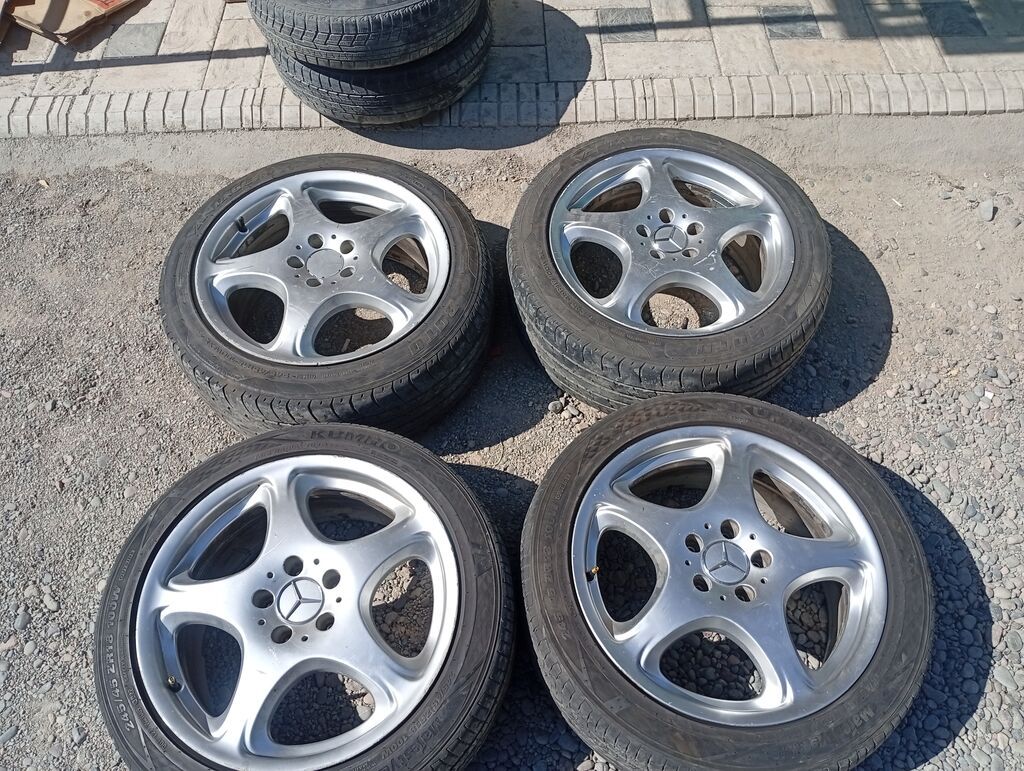 Колеса в сборе 245 / 45 / R 18, Лето, Б/у, Комплект, Легковые, Литые, отверстий - 5: фото 2