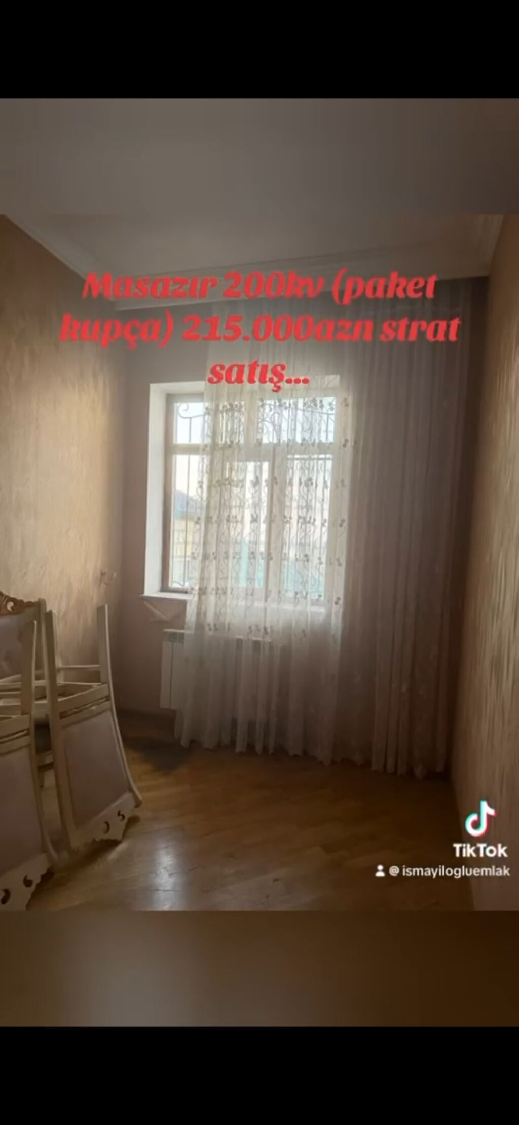 8 otaq, 200 kv. m, Kredit yoxdur, Yeni təmirli
