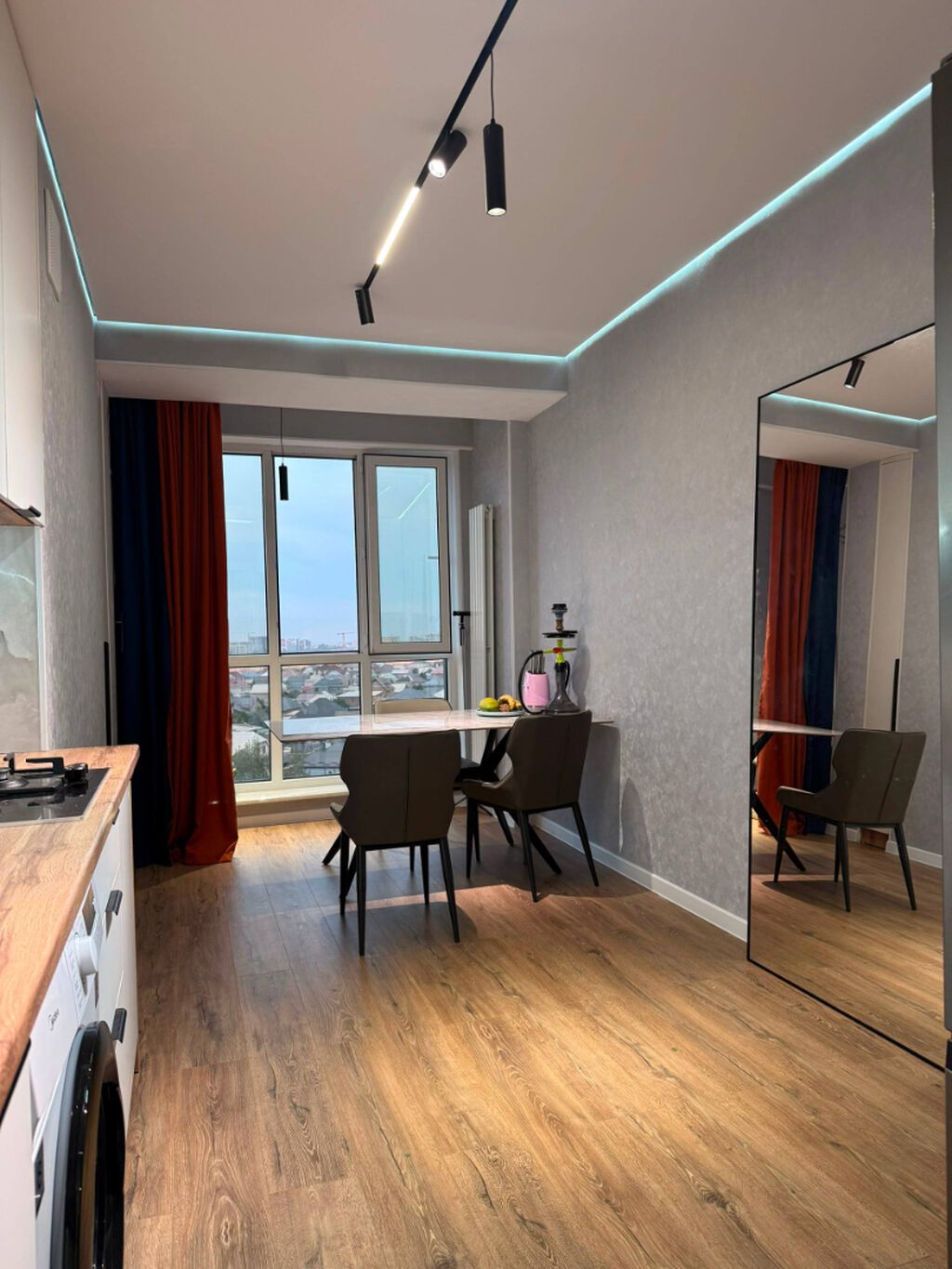 2 комнаты, 61 м², Кок-Жар ж/м Элитка, 9 этаж, Дизайнерский ремонт: фото 7