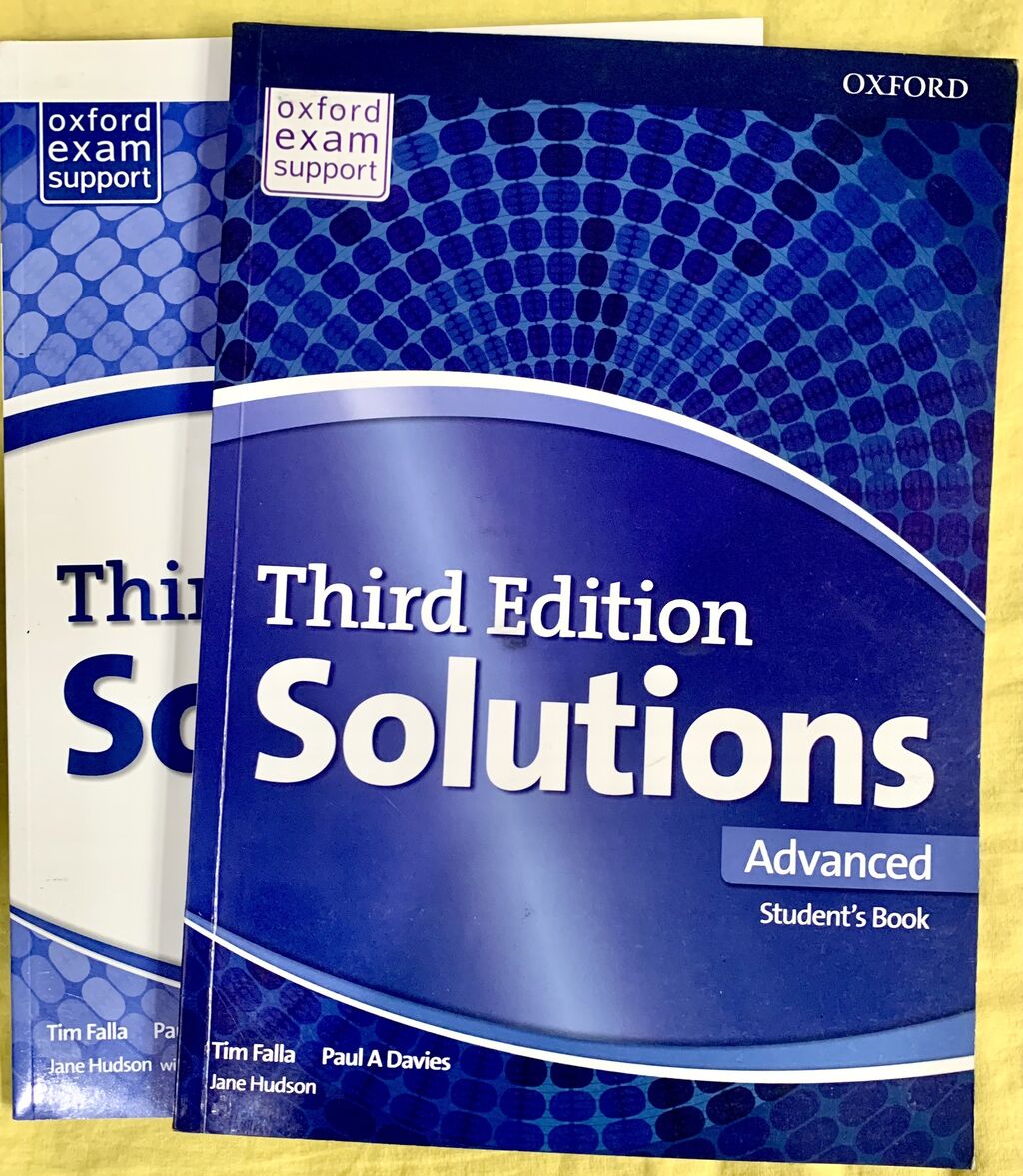 Английский Solutions third edition Advaced: 1000 KGS ➤ Книги, журналы, CD,  DVD | Бишкек | 96536073 ᐈ lalafo.kg