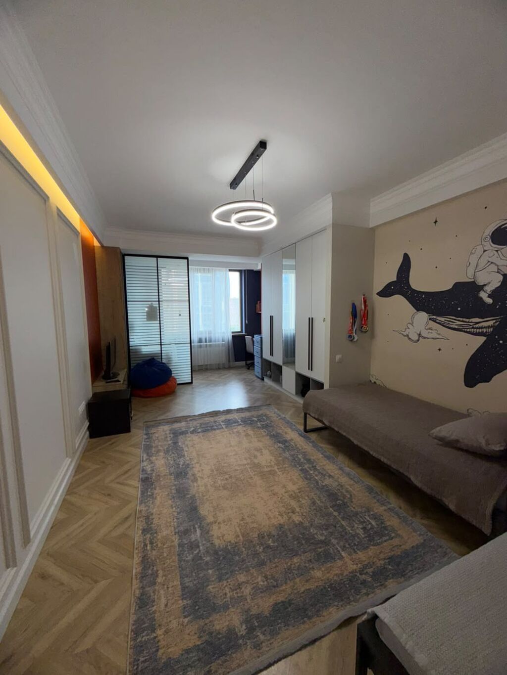 4 комнаты, 176 м², Ала-Арча ТРЦ Элитка, 6 этаж, Дизайнерский ремонт: фото 4