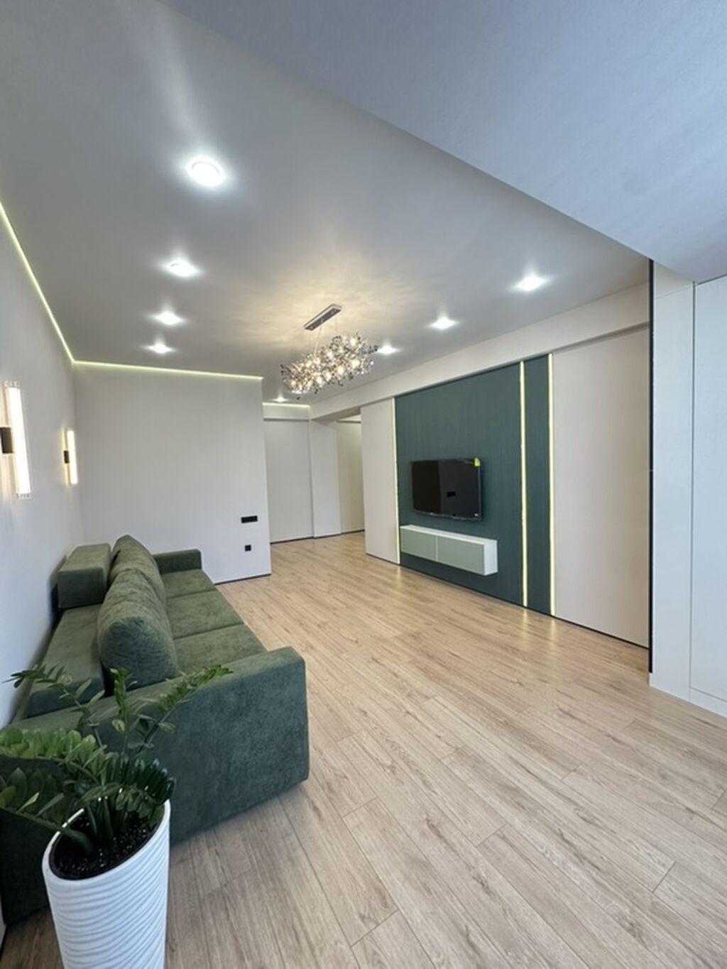 1 комната, 53 м², Асанбай мкр Элитка, 12 этаж, Дизайнерский ремонт: фото 8