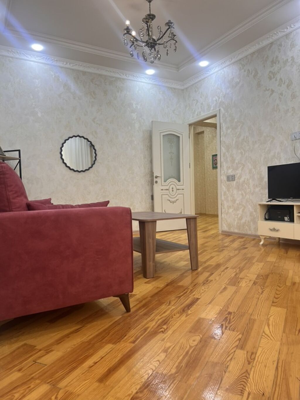 Tam mebel və texnika ilə təchiz olunmuş 1 otaqlı mənzil Planlaşdırma