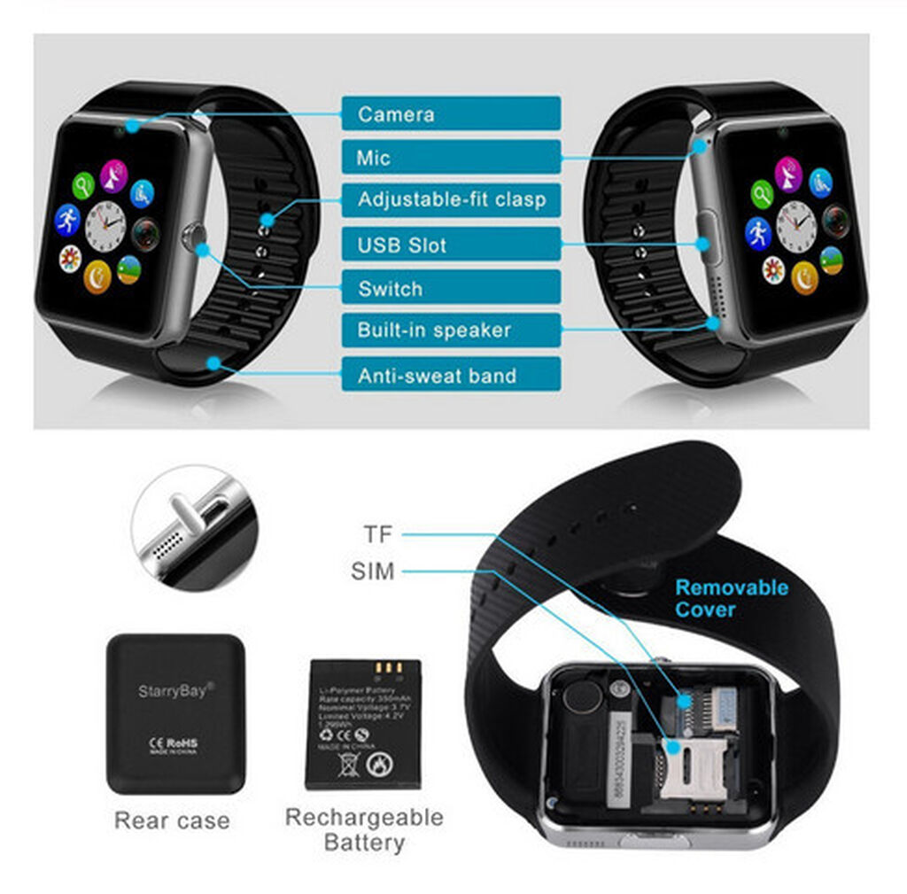 умные часы uwatch a1. часы domino dm98.