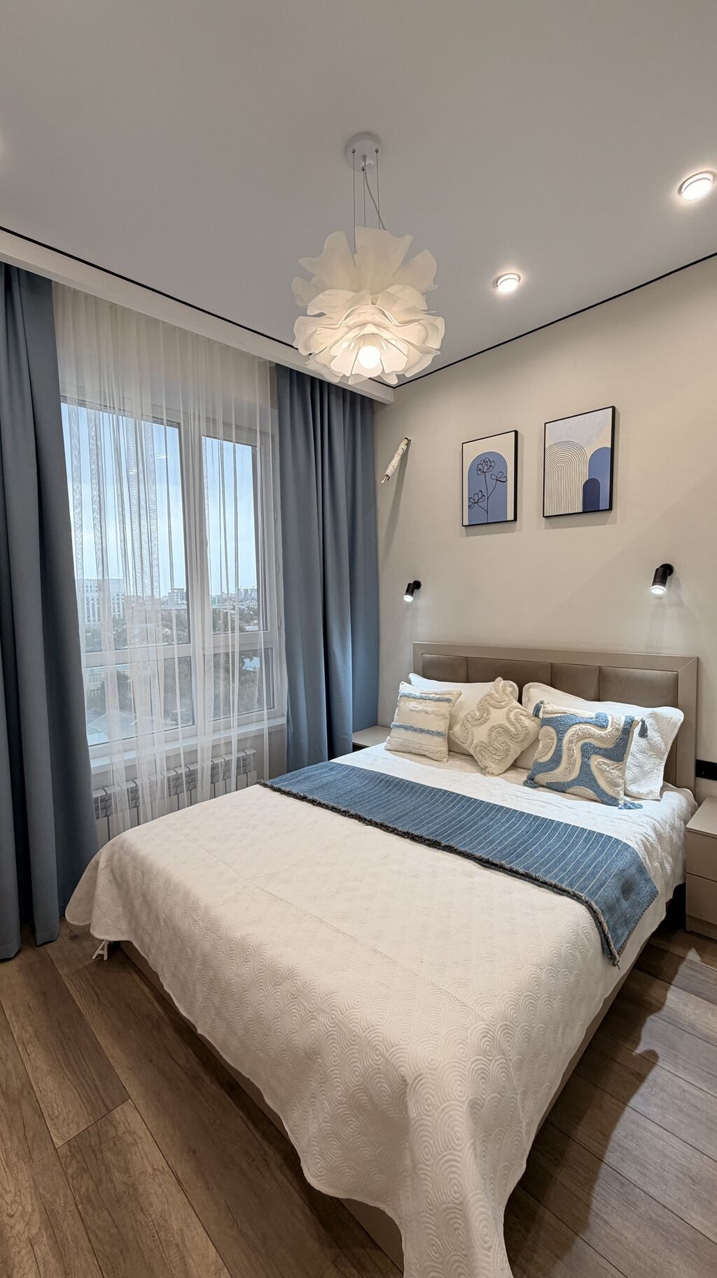 2 комнаты, 44 м², Пишпек Элитка, 7 этаж, Дизайнерский ремонт: фото 1