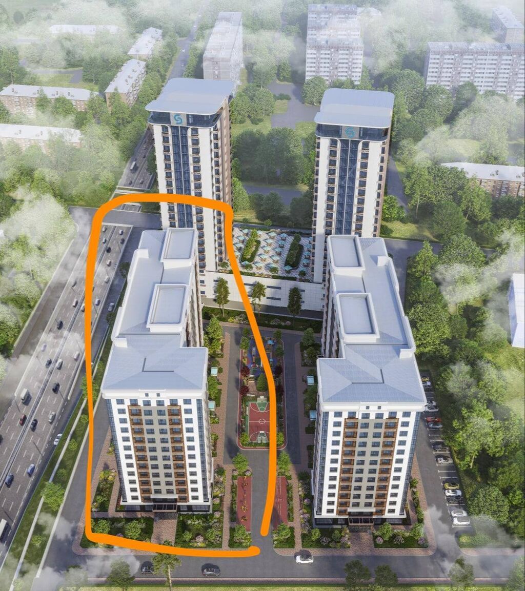 2 комнаты, 63 м², Элитка, 10 этаж, ПСО (под самоотделку): фото 4
