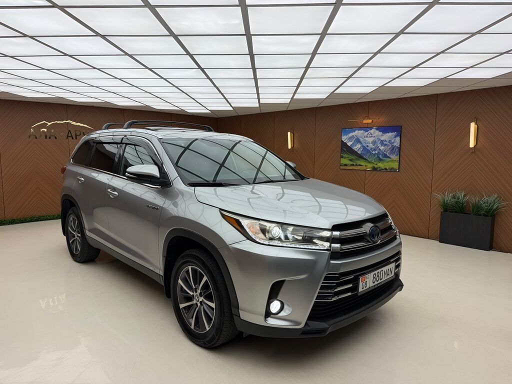 Toyota Highlander: 2019 г., 3.5 л, Автомат, Гибрид, Кроссовер: фото 2