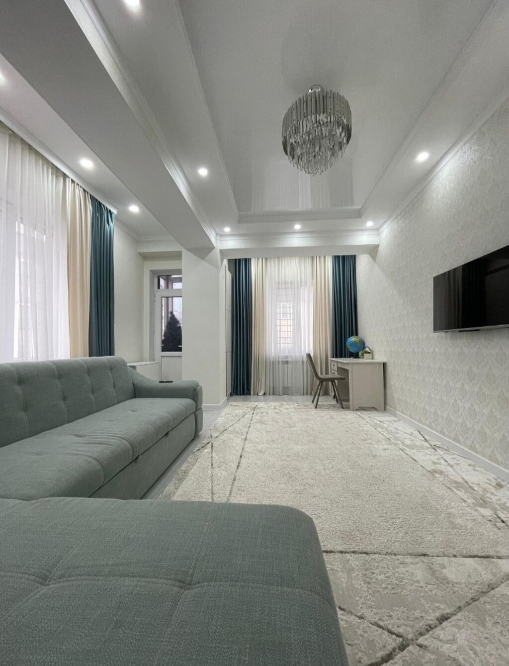 2 комнаты, 64 м², 12 мкр Элитка, 8 этаж, Дизайнерский ремонт: фото 5
