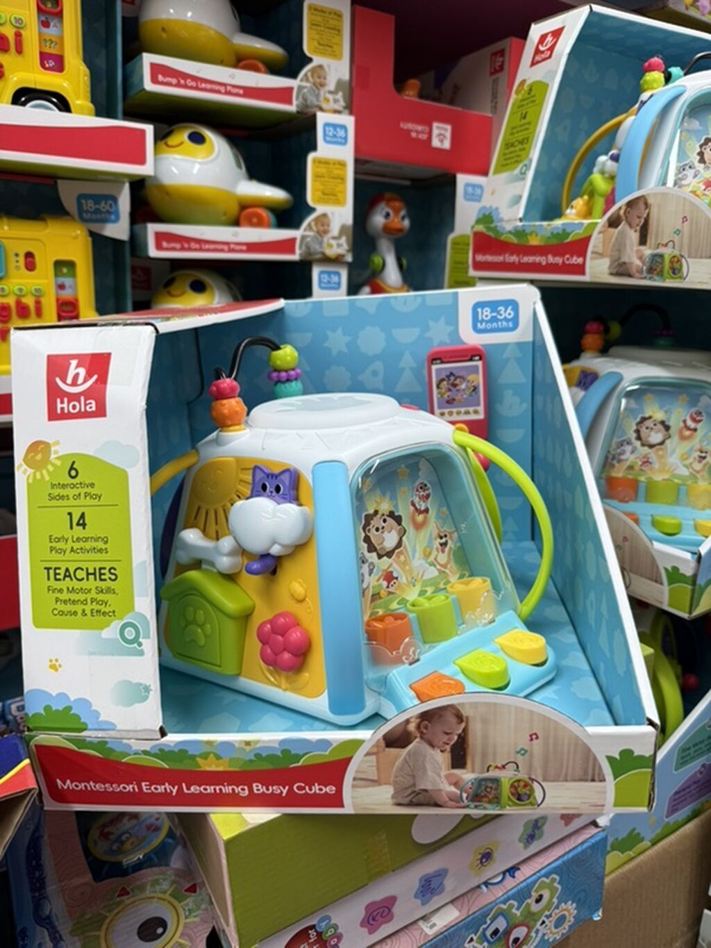 Развивающий куб Hola Montessori Busy Cube