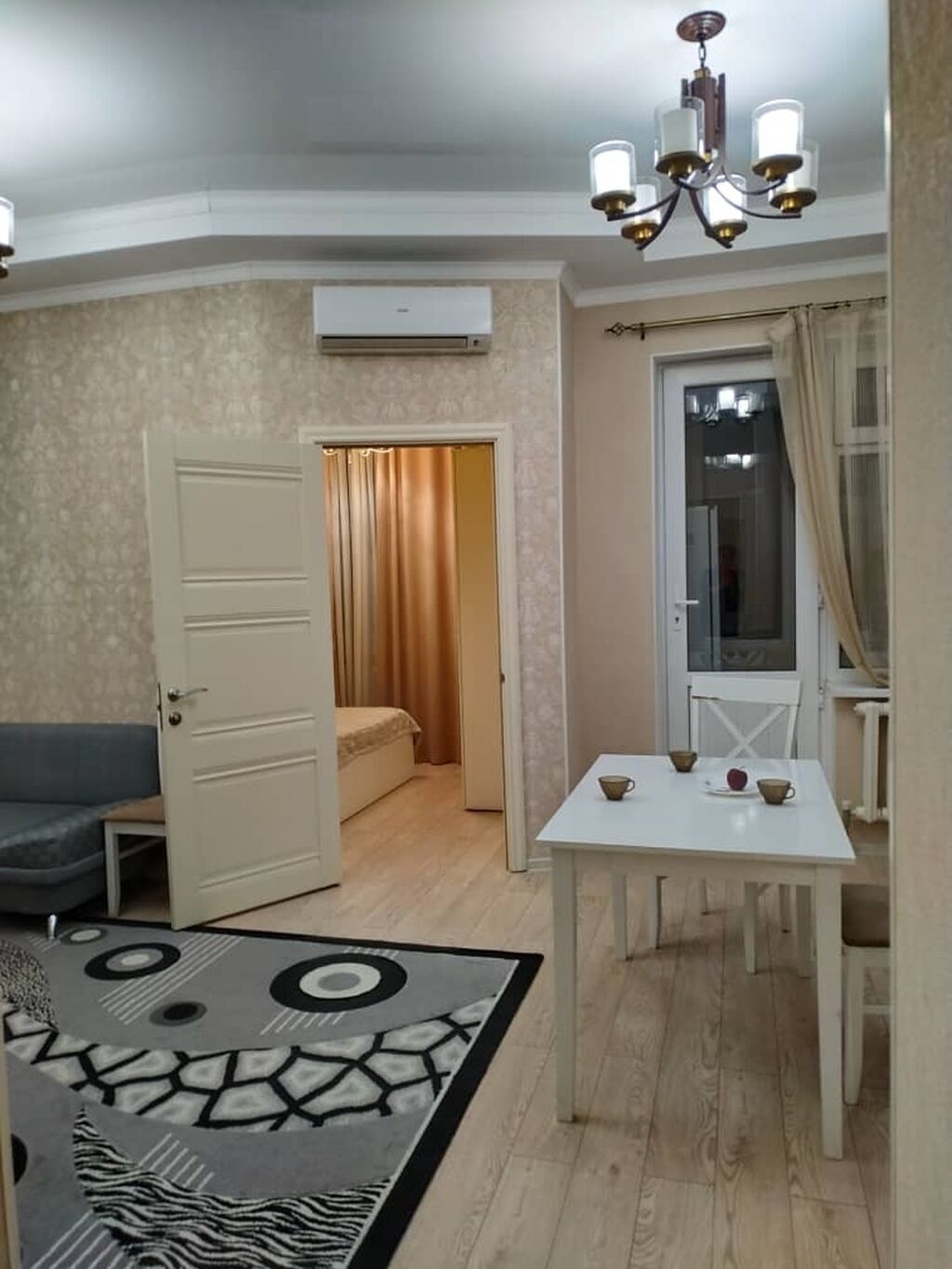 1 комната, Люкс, элитка, Бишкек Парк ТРЦ, Душевая кабина, Постельное белье, Кондиционер: фото 7