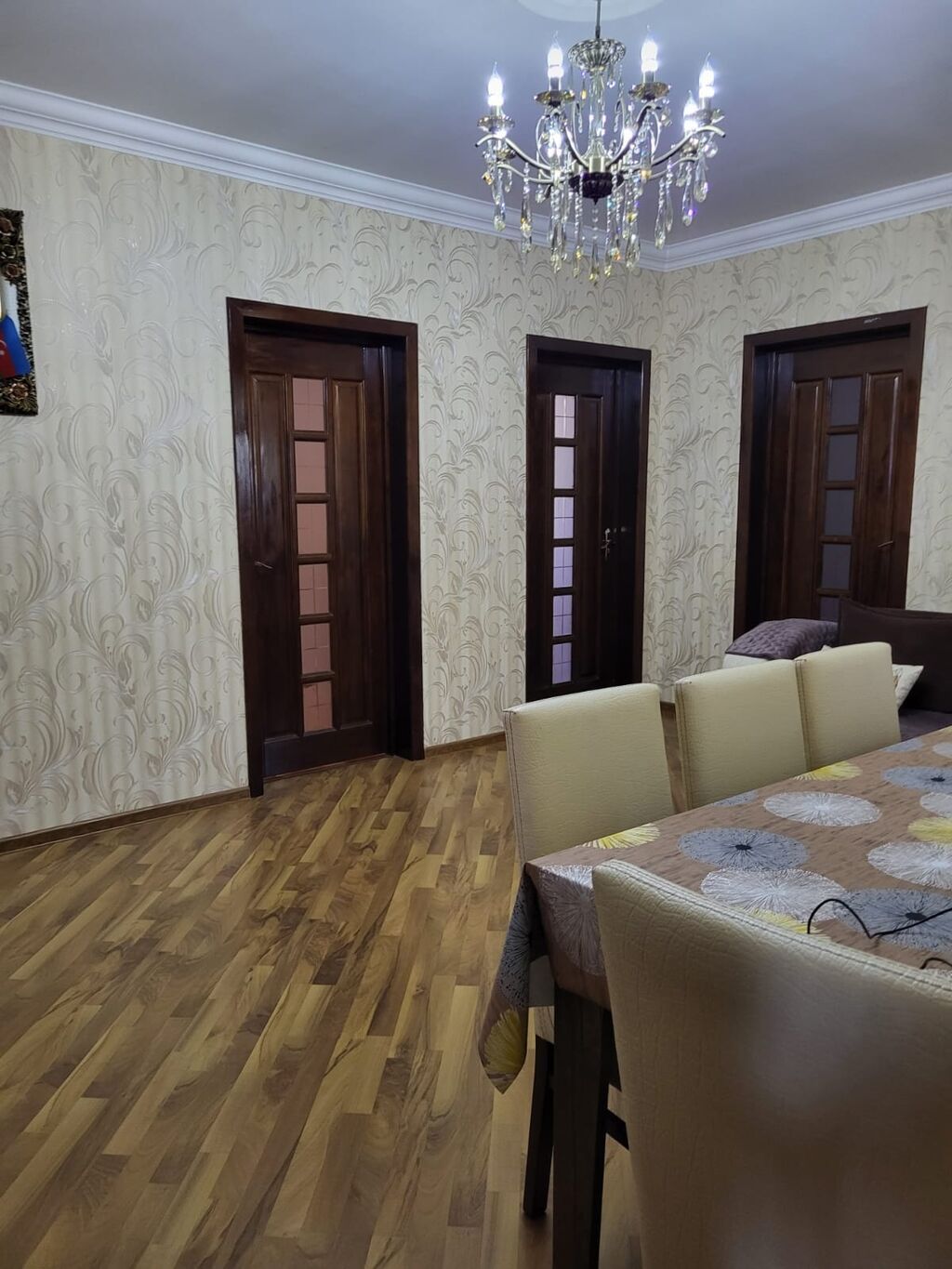 4 otaqlı, 120 kv. m, Kredit yoxdur, Yeni təmirli
