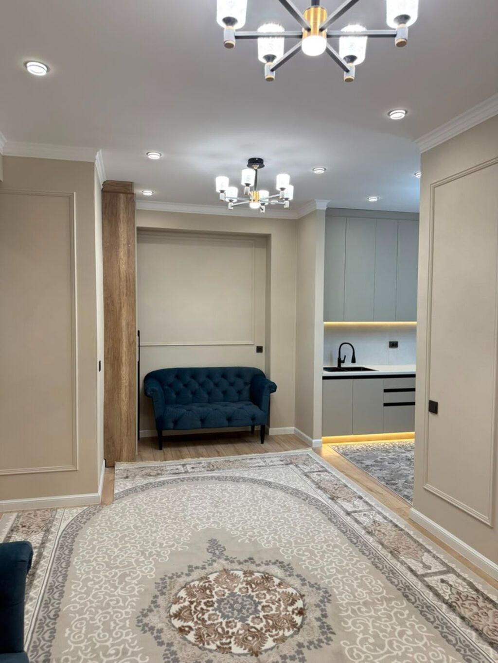 2 комнаты, 58 м², Ак-Кеме (старый аэропорт) Элитка, 13 этаж, Евроремонт: фото 8