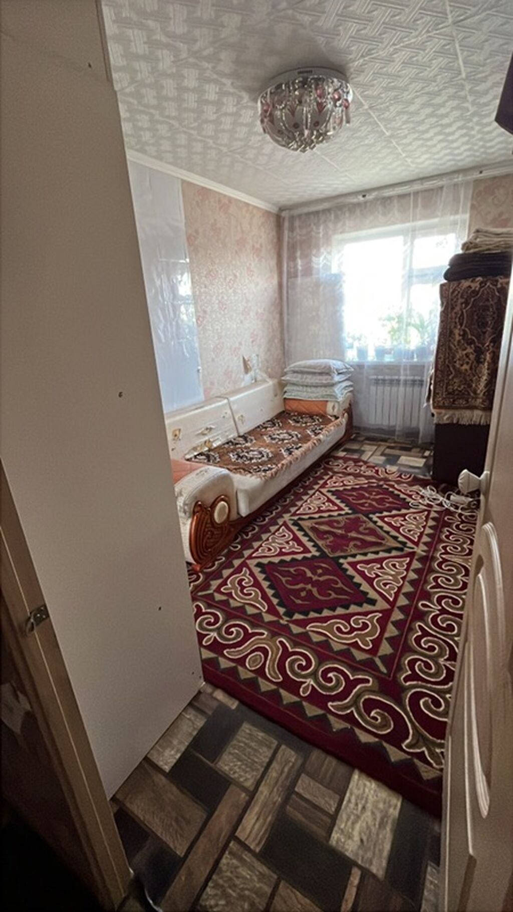 2 комнаты, 46 м², Кинотеатр Семетей, 103 серия, 4 этаж, Косметический ремонт: фото 2