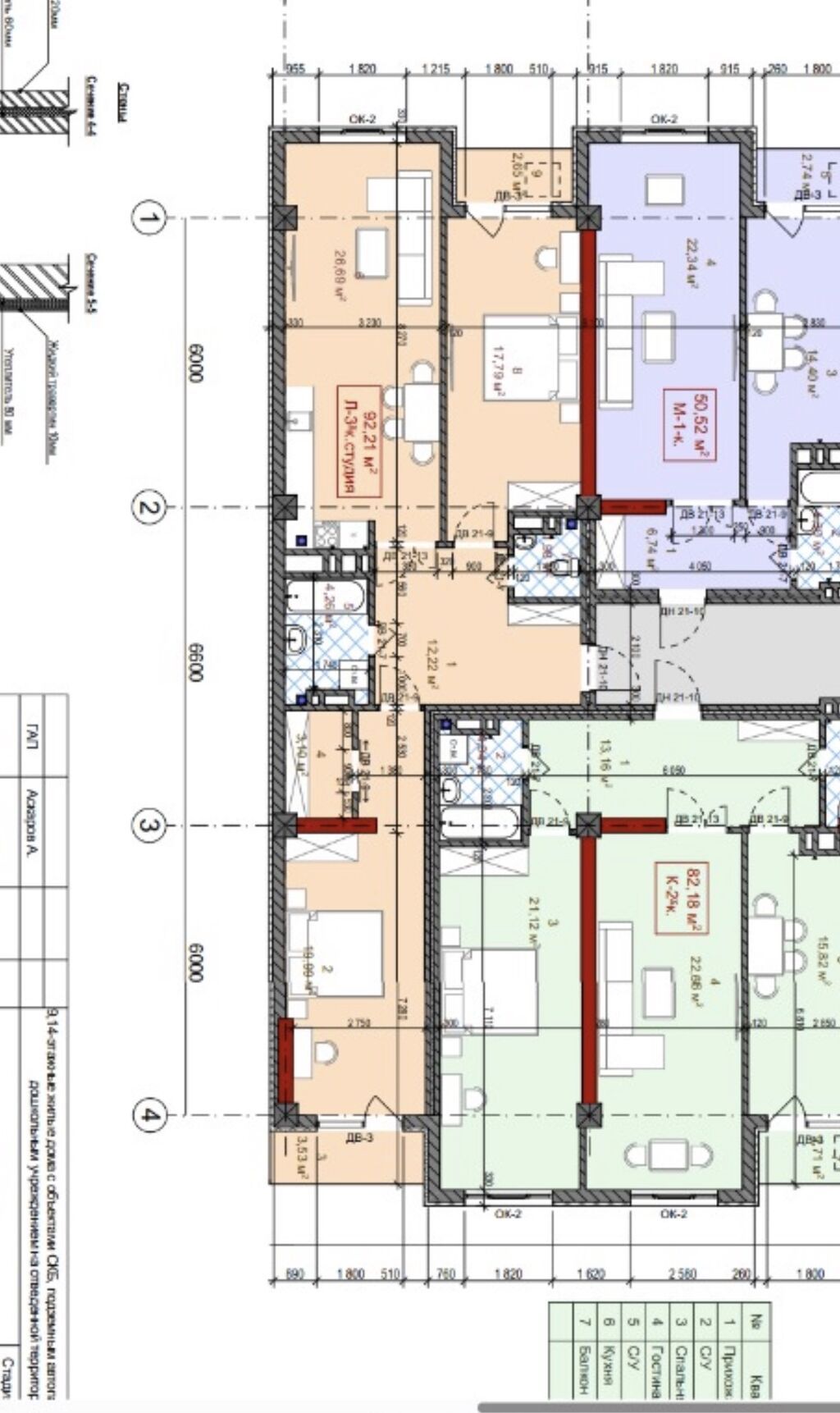 3 комнаты, 92 м², 10 мкр Элитка, 3 этаж, ПСО (под самоотделку): фото 5