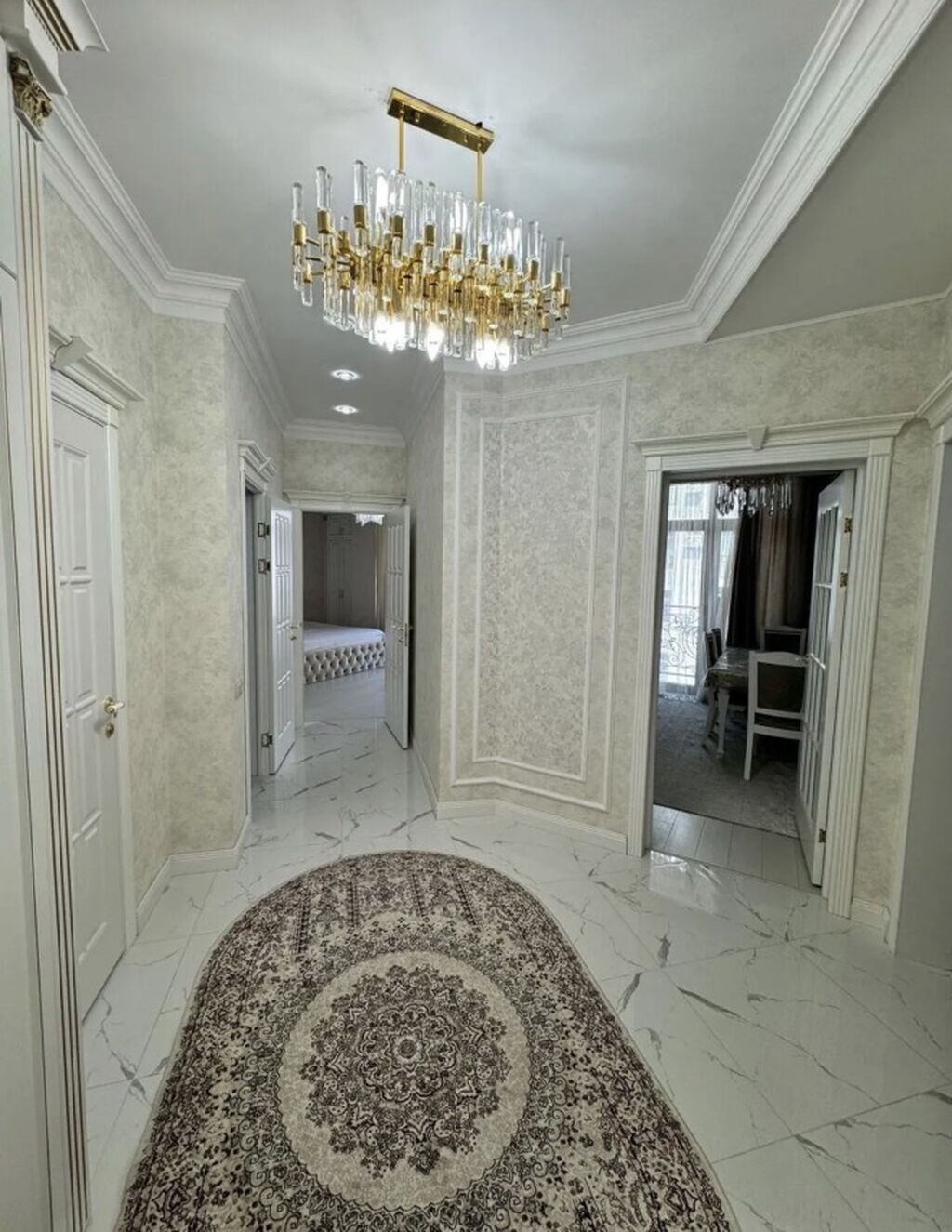 2 комнаты, Асанбай мкр Без животных, от 1 года, С мебелью полностью: фото 7