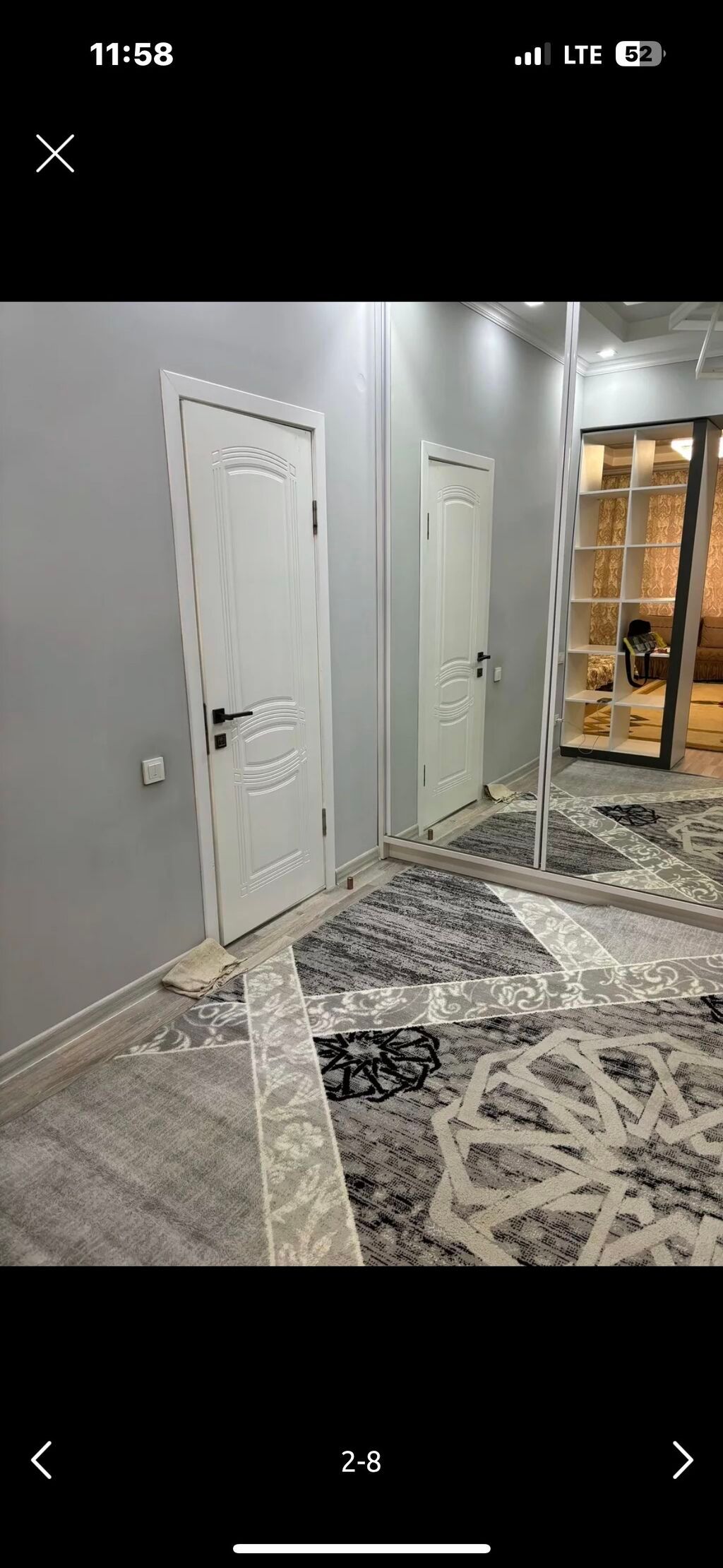1 комната, Бишкек Парк ТРЦ, Душевая кабина, Постельное белье, Кондиционер: фото 5