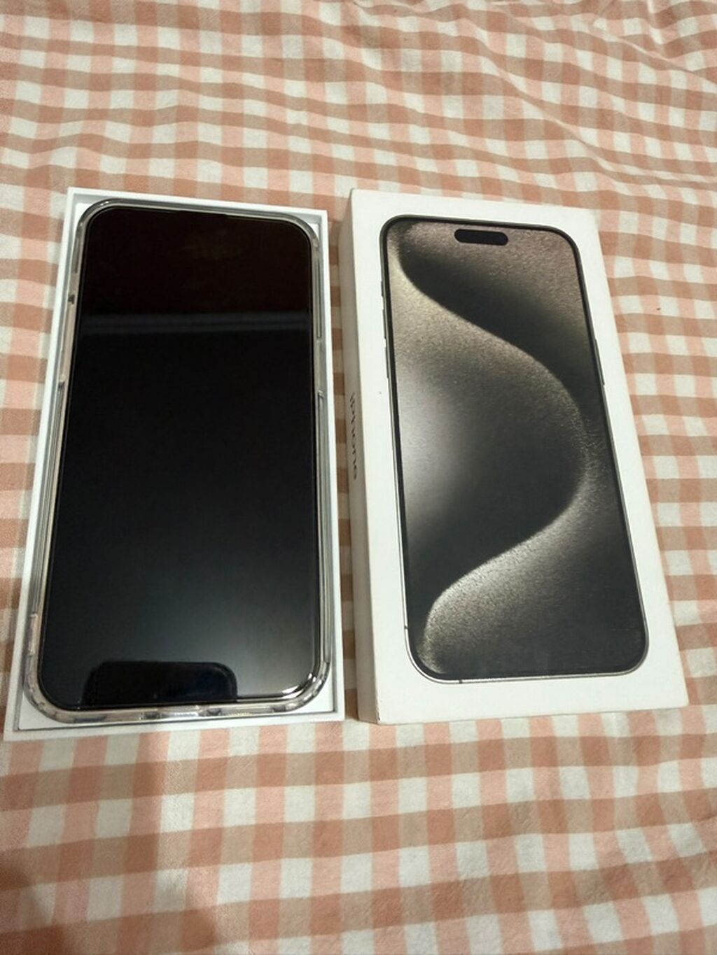 IPhone 15 Pro Max, Новый, 512 ГБ, Natural Titanium, Коробка, 87 % — фото 2