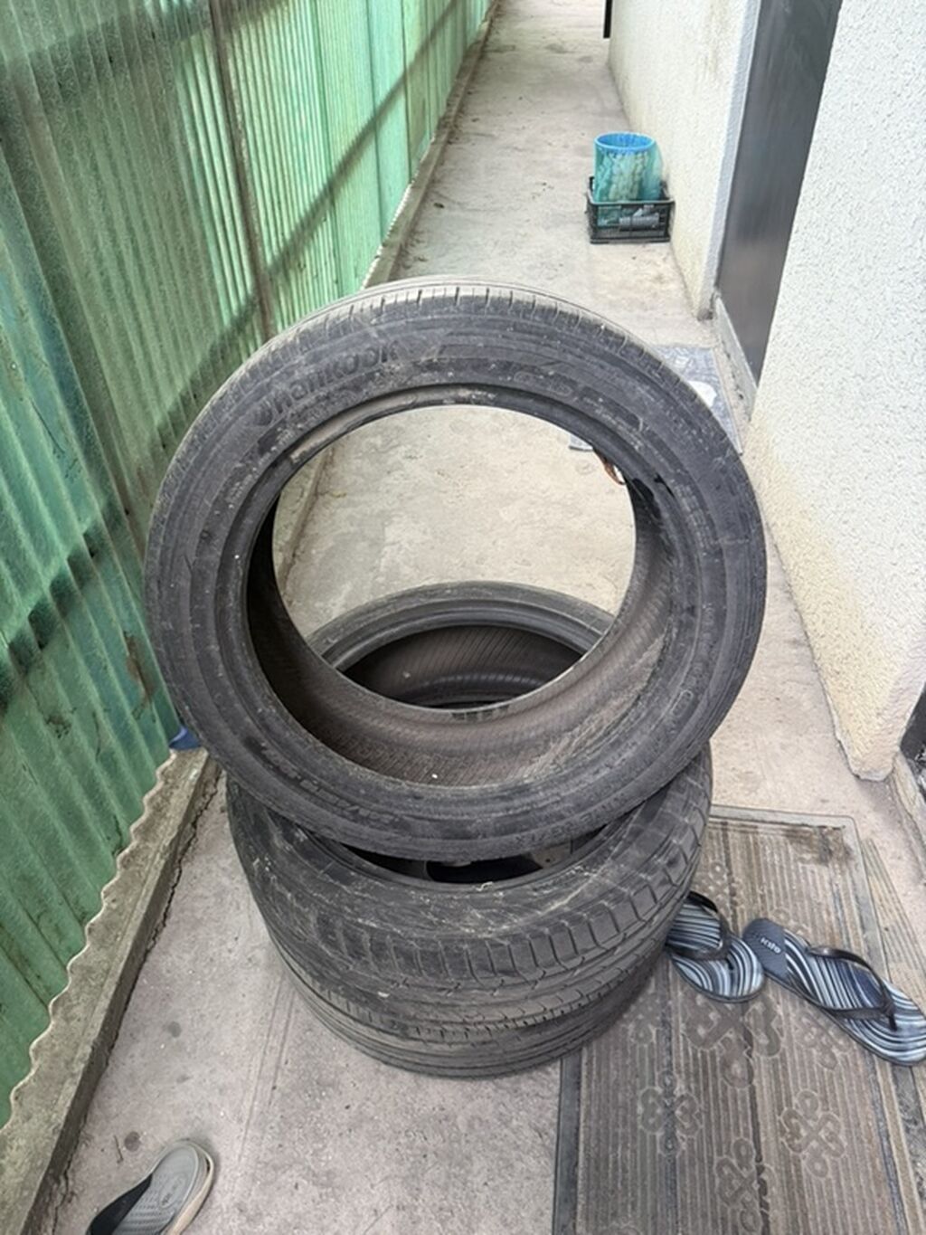 Шины R 18, Лето, Б/у, Комплект, Легковые, Hankook: фото 3