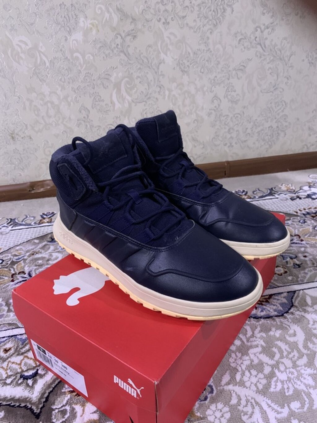Мужские кроссовки, 43, Adidas, Б/у, цвет - Синий, Самовывоз, Платная доставка: фото 3