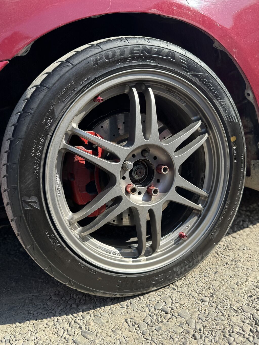 Колеса в сборе 215 / 45 / R 17, Лето, Б/у, Комплект, Легковые, Литые, отверстий - 5: фото 2