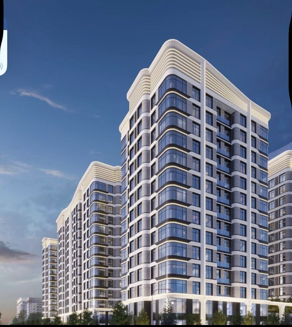 2 комнаты, 90 м², Асанбай мкр Элитка, 7 этаж, ПСО (под самоотделку): фото 2