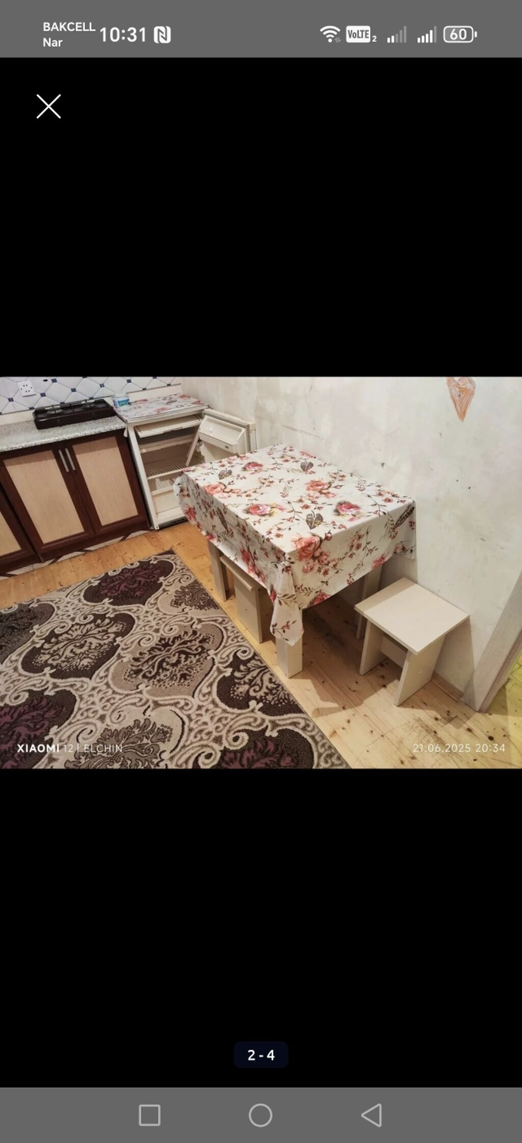 1-room new-build apartment for sale in Koroğlu, 35 m², 22 000 AZN, photo 4 / 4