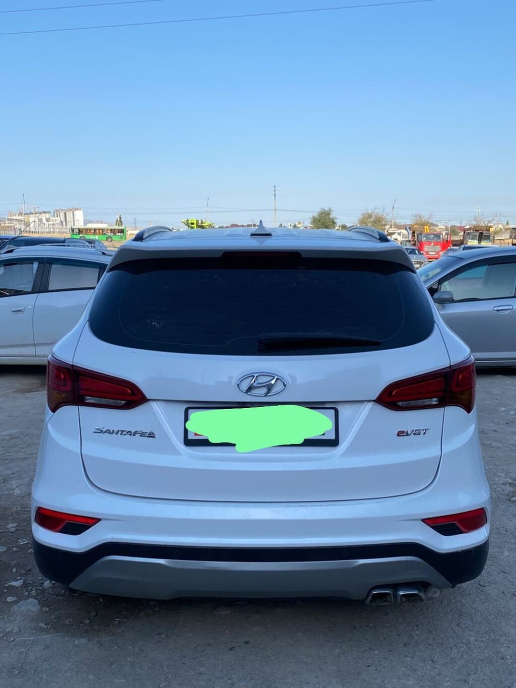 Hyundai Santa Fe 2016, дизель, автомат, белый: фото 2