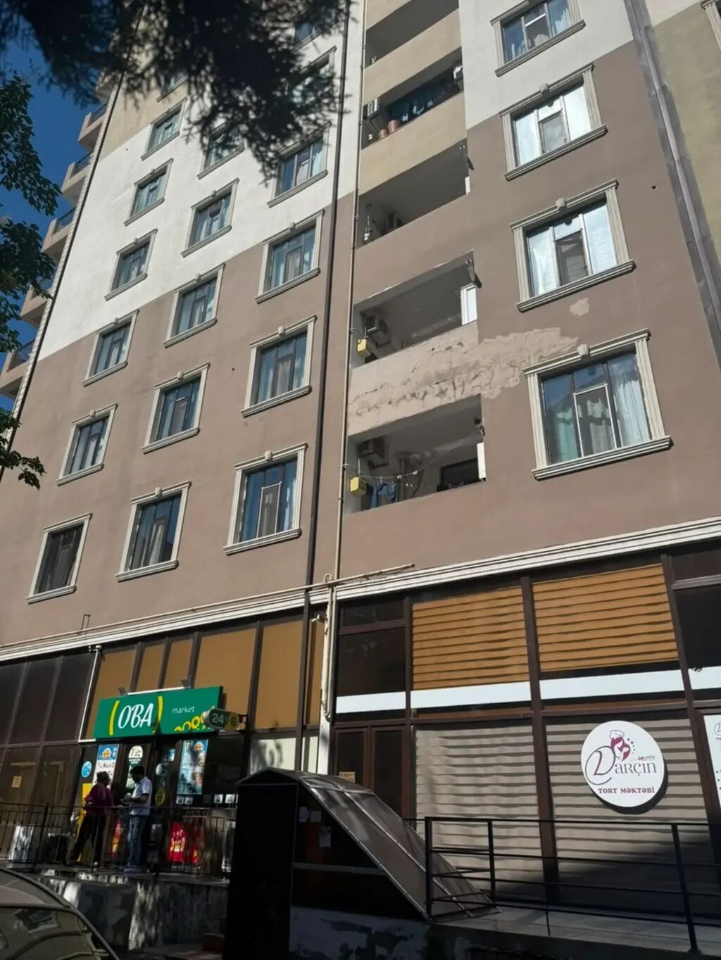 55 kvadratdan ibarət olan isigi suyu ayrica olan təmirli obyekt