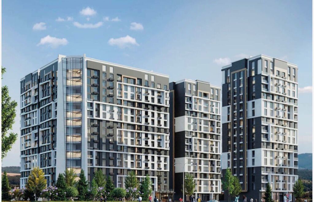 2 комнаты, 84 м², Асанбай мкр Элитка, 10 этаж, ПСО (под самоотделку): фото 3