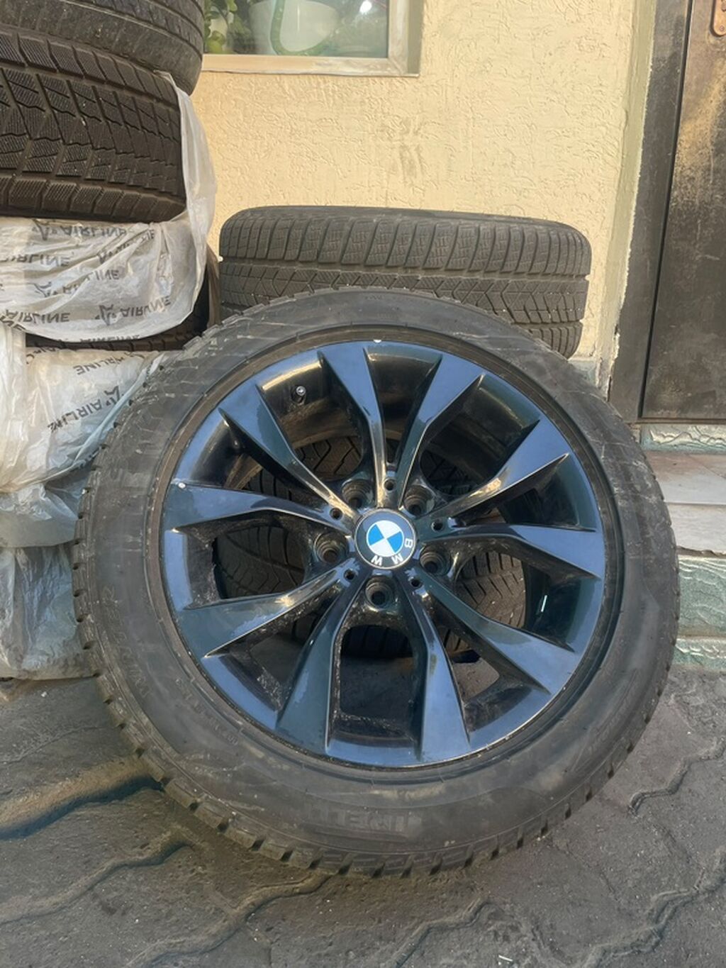 Колеса в сборе 225 / 50 / R 17, Всесезонная, Б/у, Комплект, Внедорожные (АТ/МТ), Литые, отверстий - 5: фото 6