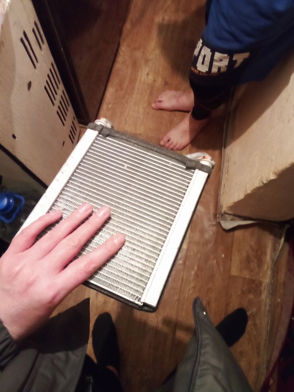 Радиатор печки Хонда фит новый окончательно: 3000 KGS Радиаторы ...